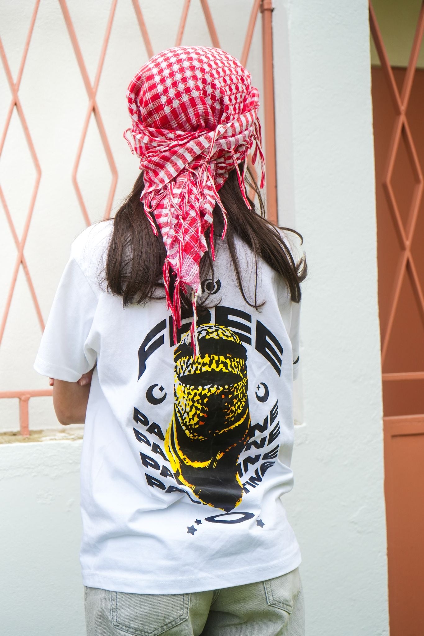 Salem Wear - Palestine T-shirt Blanc